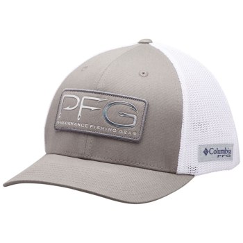 Columbia PFG Mesh Hooks Ball, Gorras Titanium Plateados Para Mujer | 485160-DZE